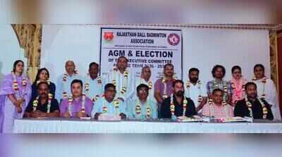 Rajasthan Ball Badminton Association elects unopposed new executive committee; Rajpal Sharma re-elected as president, Shaukat Ali Mansoori as general secretary, Laxmikant Sharma as treasurer
