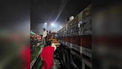 Truck cleaner killed, six injured in five-truck pile-up near Navale Bridge, second fatal crash on stretch in a week