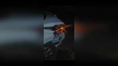 Friends thrash Thar driver, he crashes SUV into their cab