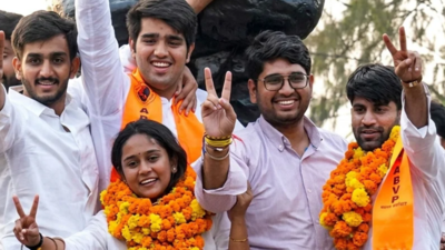 After summer of student anger, ABVP’s win at DU lifts BJP mood