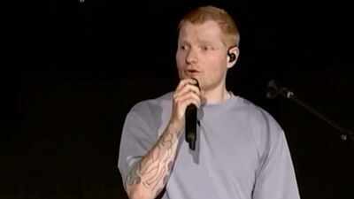 'What is happening in Gaza is catastrophic and unjustifiable': Ed Sheeran addresses Macklemore row on stage
