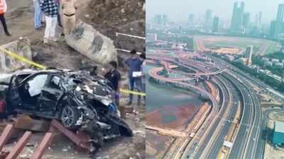 3 youths killed, 1 critical after speeding BMW crashes on Mumbai's Coastal Road