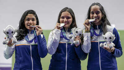 Asian Games 2026 Day 1: India open medal account with two shooting silvers as hockey, cricket and MMA shine