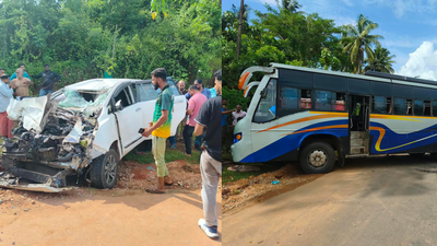 Former Karnataka minister Ramanath Rai injured in SUV-bus collision in Udupi; PA suffers leg fracture