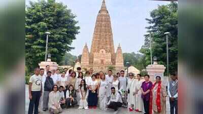 Thai delegation visits Mahabodhi Temple in Bodh Gaya