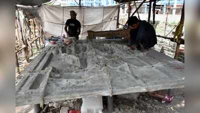 Ranchi artisans race to ready Durga Puja pandals