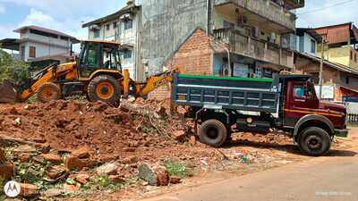Unsafe house near Bicholim school razed after 5 years
