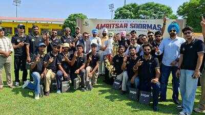 Amritsar Soormas celebrate Sher-E-Punjab League title