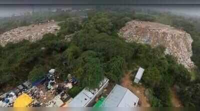 7 years on, no wall, biodiversity park edge remains open to encroachment in Gurgaon