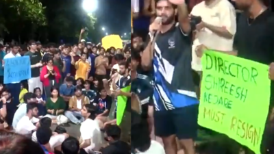 IIT-Bombay suicide case: Institute director Shireesh Kedare meets protesting students, ‘signs’ list of 18 demands