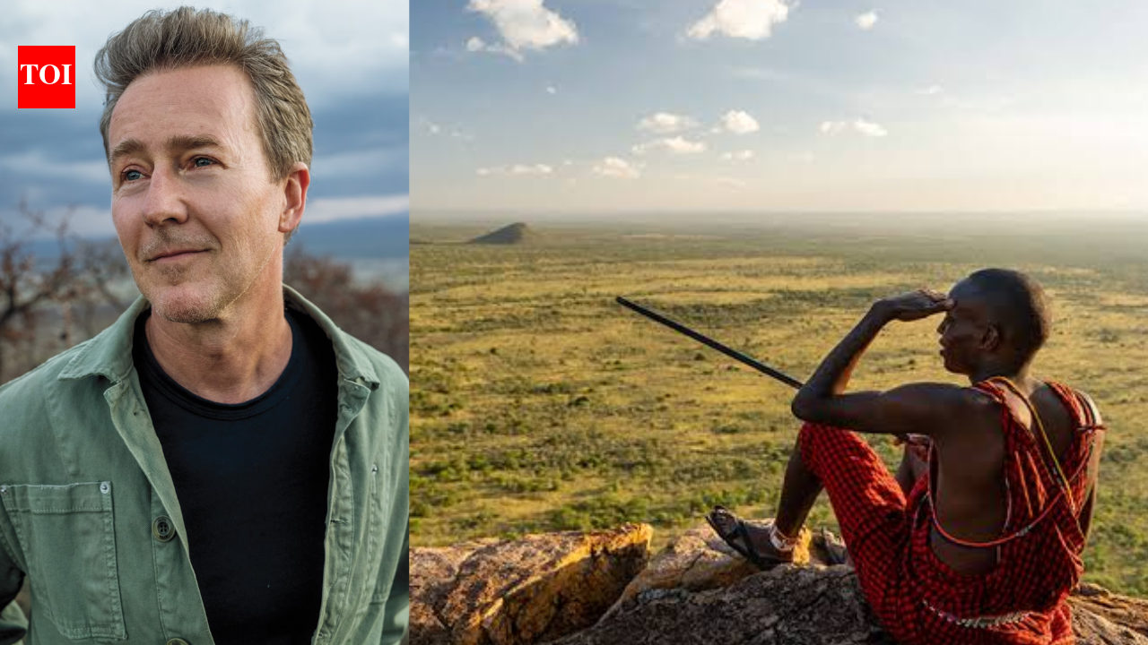 Edward Norton ran the 2009 New York Marathon for Kenya conservation
