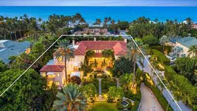 A 1920s Palm Beach mansion near Mar-a-Lago is now listed for $59 million; the 0.8-acre estate has 8 bedrooms, 10 bathrooms, a 6-car garage and decades of Florida history