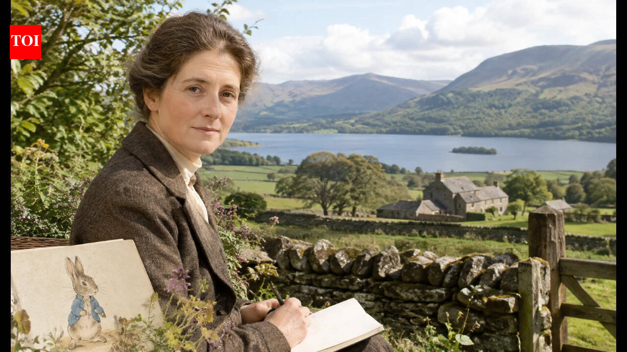 Beatrix Potter bought a farm that soon filled with livestock and poultry
