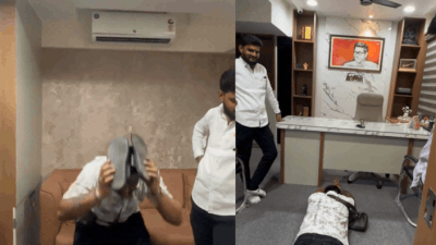 Raj Thackeray reel row: MNS workers make influencer do sit-ups with slippers on head, smear ink on face