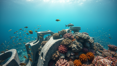 North Carolina turned 3,000 tons of damaged concrete pipes and boxes into two artificial reefs, creating new habitat off the Outer Banks