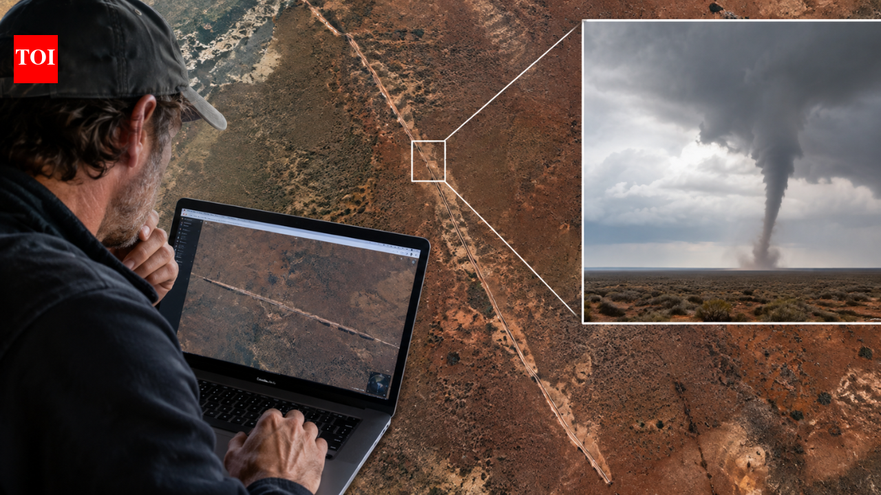 An Australian caver spotted an 11-km scar and uncovered a hidden Nullarbor tornado