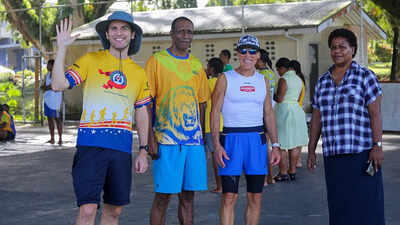 In 2011, a runner left Disneyland for New York City; 75 days and 3,000 miles later, he had crossed America while running up to 50 miles a day