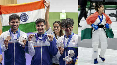 Asian Games 2026 Day 2: India win four medals as shooting delivers three and Suchika Tariyal makes MMA history amid heartbreak
