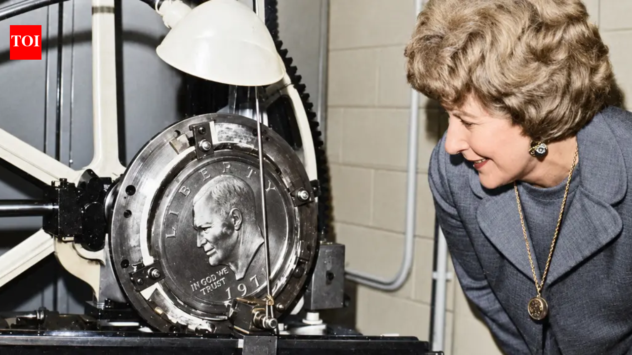 In 2008, a collector spotted an unusual Eisenhower dollar inside a tube of ordinary coins