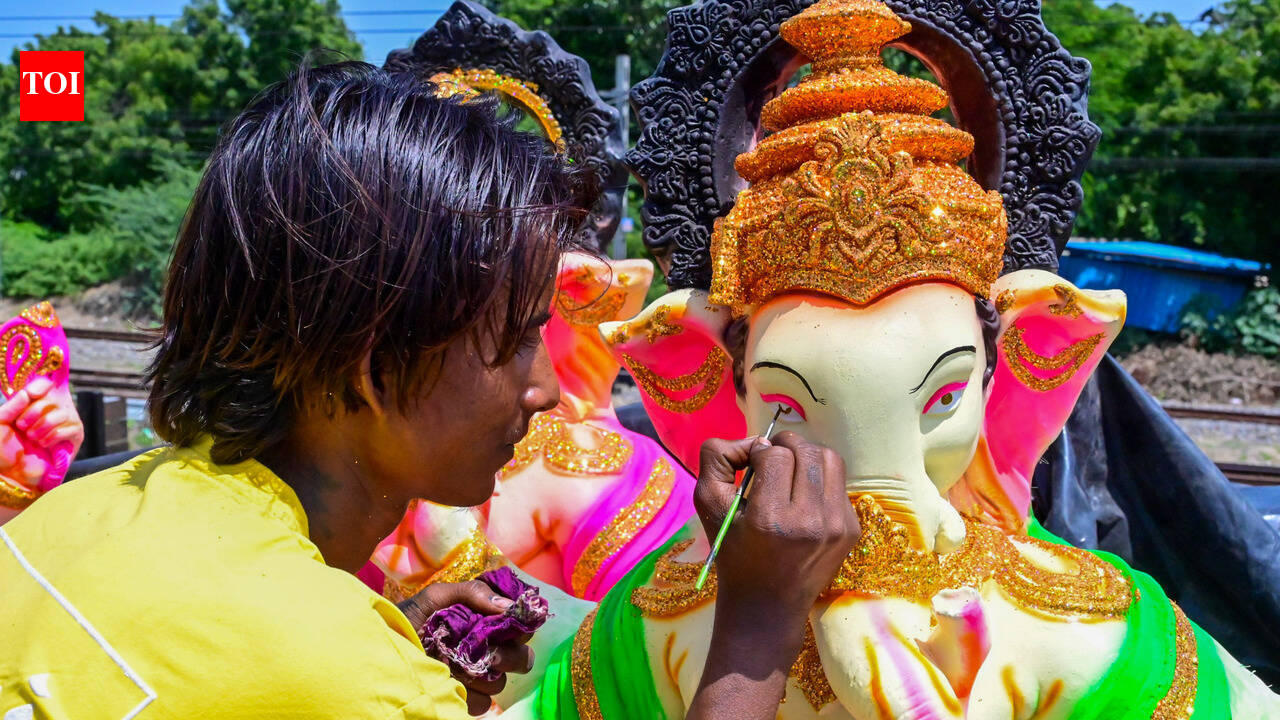 Ganesha idol immersions at Shivamogga concludes peacefully, baring few incidents