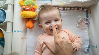 Can you reshape a newborn's nose with your fingers? A doctor says don't count on it in this viral reel