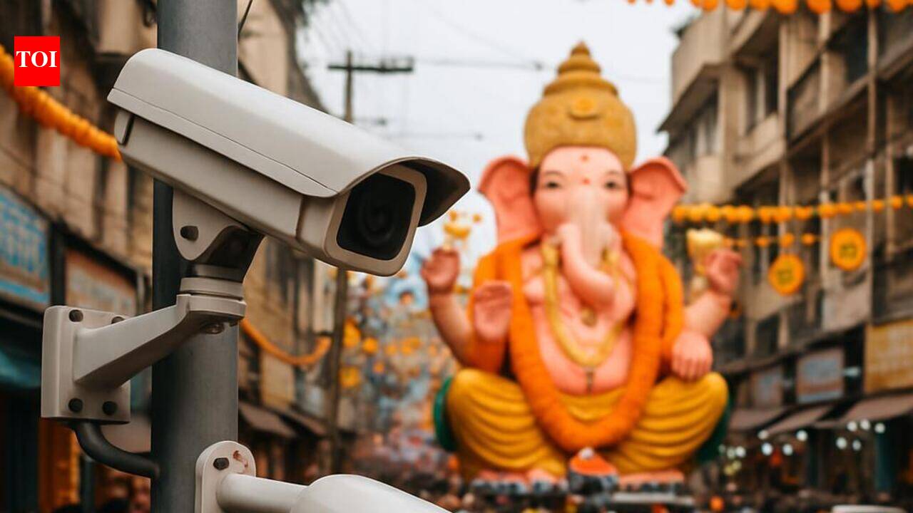 400 CCTV cameras, 30 drones on guard for Ganesha idol immersion in twin cities
