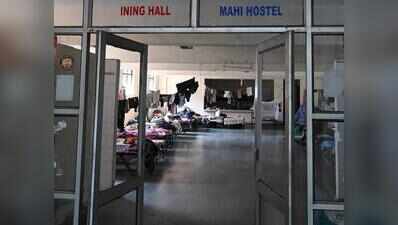 At JNU, wait for a hostel room begins in a mess hall