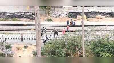 Train mows down student using earphones, locals demand footbridge