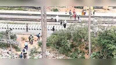 Train mows down student using earphones, locals demand footbridge