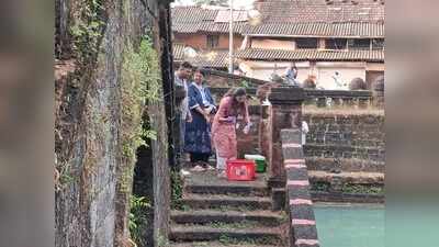 Pollution board collects Kapileshwari lake water after fish found floating