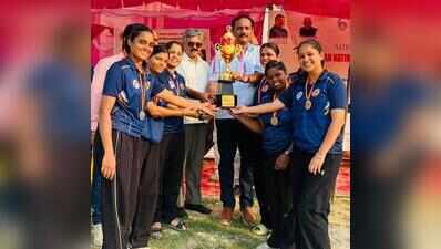 Rajasthan girls team wins silver medal in First Veteran National Shootingball Championship