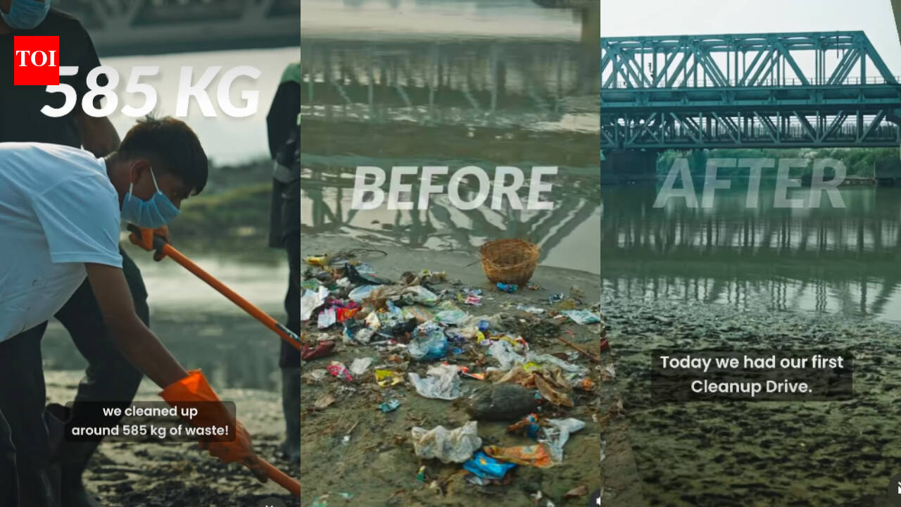 585kg waste gone in 4.5 hrs, Bittu Tabahi takes cleanliness mission to Delhi’s Yamuna