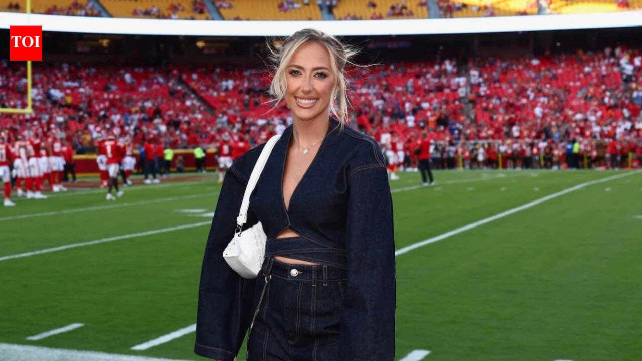 Brittany Mahomes at a Kansas City Chiefs game