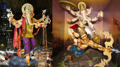 Narrow alleys host Ganesh mandals with a large heart