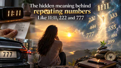 The hidden meaning behind repeating numbers Like 11:11, 222 and 777