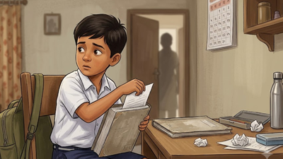 Psychology says children who hide their school marks from parents may have more to do with home than school