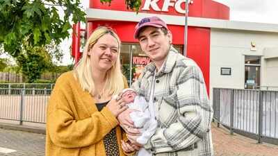 Hospital sent pregnant UK woman home, but hours later she gave birth in a KFC car park while rushing back; names her newborn ‘Colonel Cody’