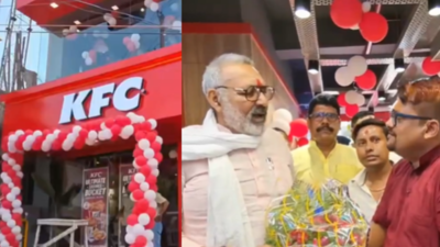 Union minister Giriraj inaugurates KFC in Begusarai, sparks debate over his jhatka meat remarks