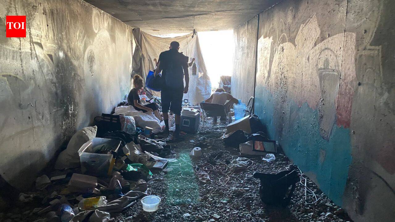 Las Vegas has a hidden world where hundreds live in 600 miles of flood tunnels