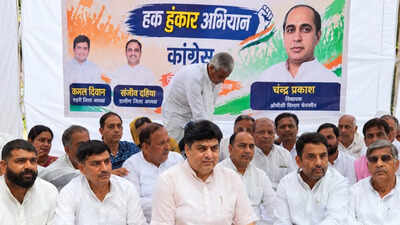Congress holds ‘OBC Haq Hunkar’ campaign in Sonipat, demands caste census
