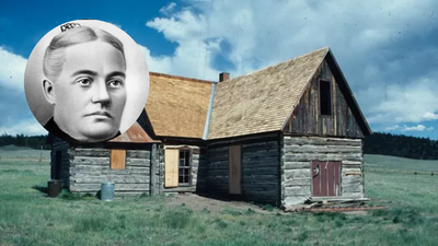In 1878, single mother Adeline Hornbek built a Colorado homestead with her children; by 1885, she owned up to 100 cattle and employed ranch hands