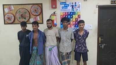 4 B’deshis, Indian man detained in Assam for suspected cattle smuggling