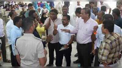 Chaos at public hearing over felling of 89 trees for Kudmul Ranga Rao memorial