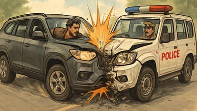 Criminal rams 5 vehicles during 20km Pune cop, held after 2-hour chase