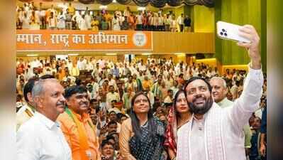 Saini asks BJP workers to take Modi’s 25-year public service message to people