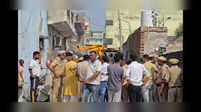Police demolish gangster Kaushal Chaudhary’s house, clear govt land