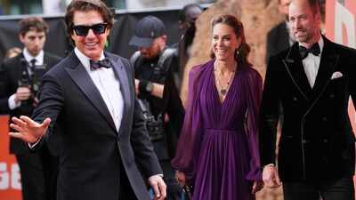 Tom Cruise unveils 'Digger' at star‑studded London premiere; Prince William and Princess Kate attend - WATCH