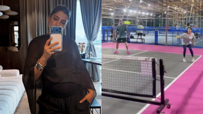 Mom-to-be Samantha Ruth Prabhu plays pickleball with husband Raj Nidimoru; says, ‘My running never looked sexier’