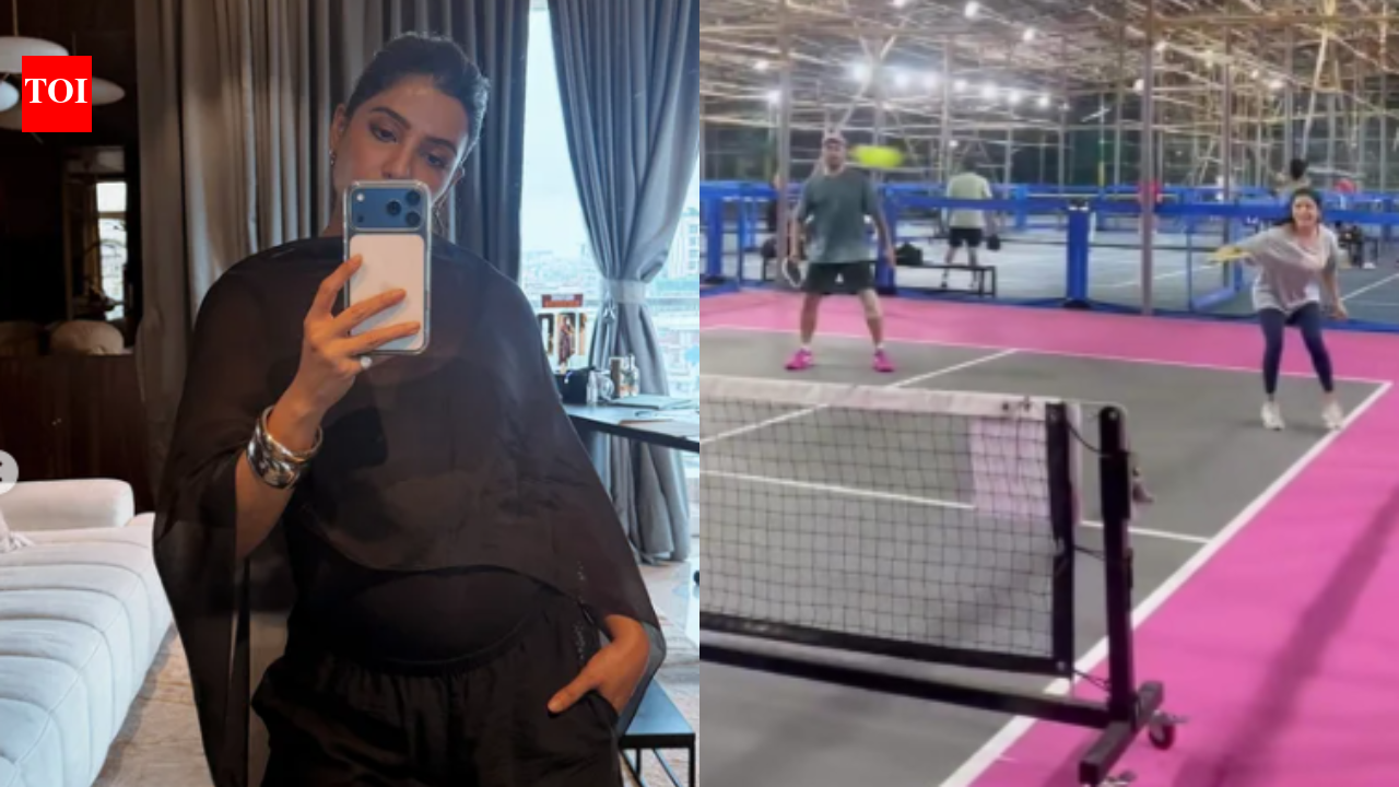 Samantha Ruth Prabhu: Mom-to-be Samantha Ruth Prabhu plays pickleball with husband Raj Nidimoru; says, ‘My running never looked sexier’ | Telugu Movie News