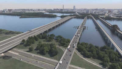 A 1950 Washington bridge carrying about 90,000 vehicles a day is getting a $114 million overhaul; engineers will replace its movable span with a fixed one floated into place during a single 56-hour closure